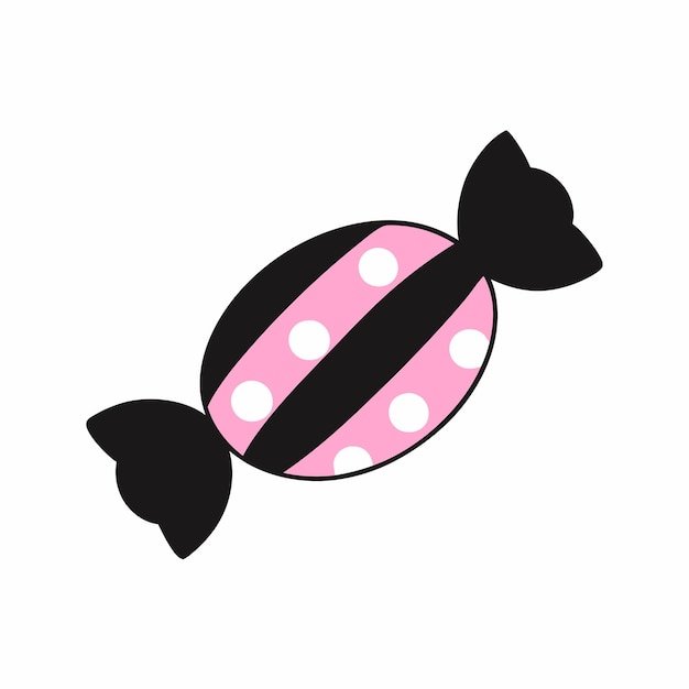 una ilustración vectorial de caramelos dulces