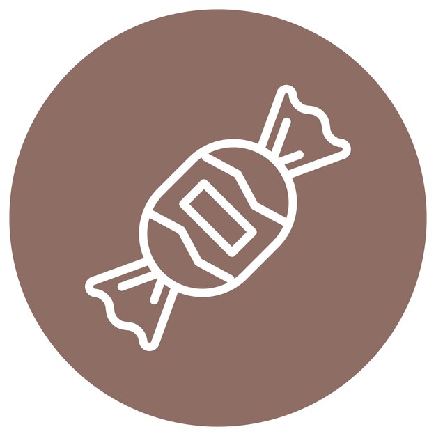 Ilustración vectorial de caramelos