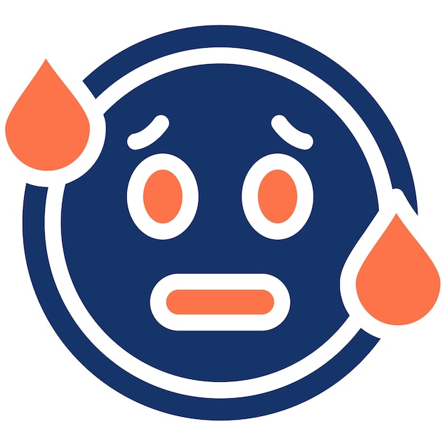 Ilustración vectorial de caras calientes