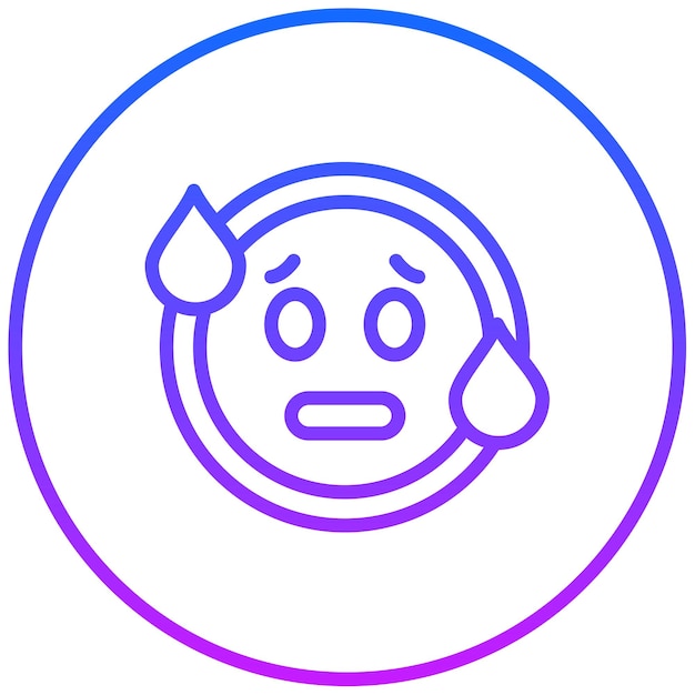 Ilustración vectorial de caras calientes