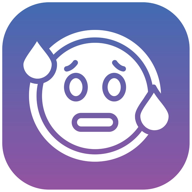 Ilustración vectorial de caras calientes