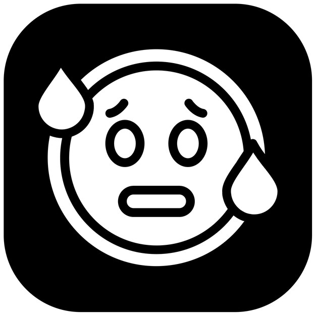 Ilustración vectorial de caras calientes