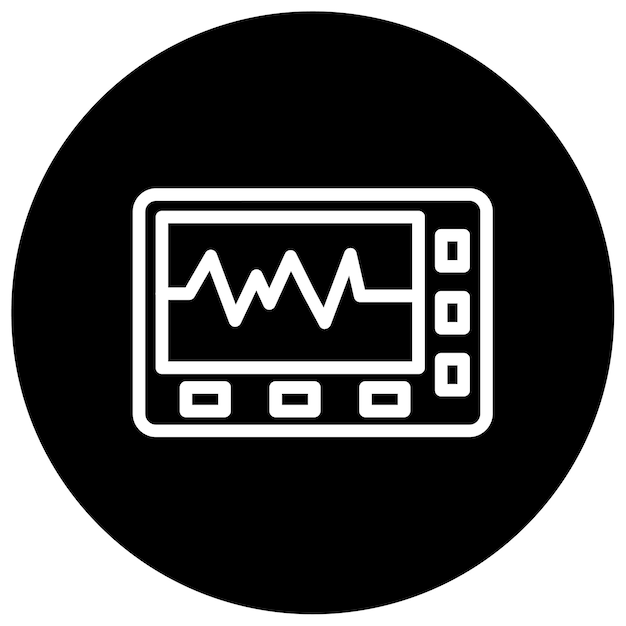 Ilustración vectorial del cardiograma