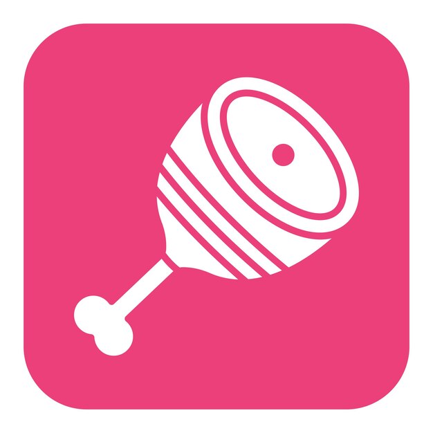 Ilustración vectorial de la carne