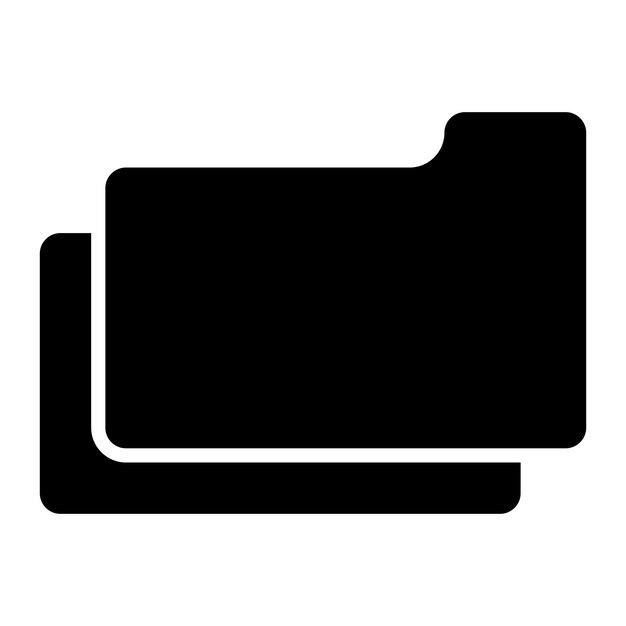 Ilustración vectorial de carpetas