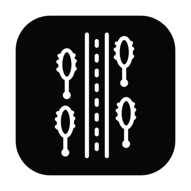 Ilustración vectorial de carreteras