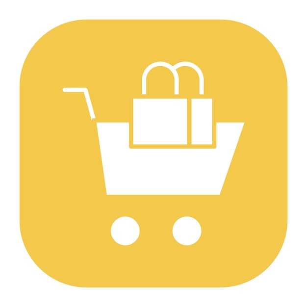 Ilustración vectorial del carrito de compras
