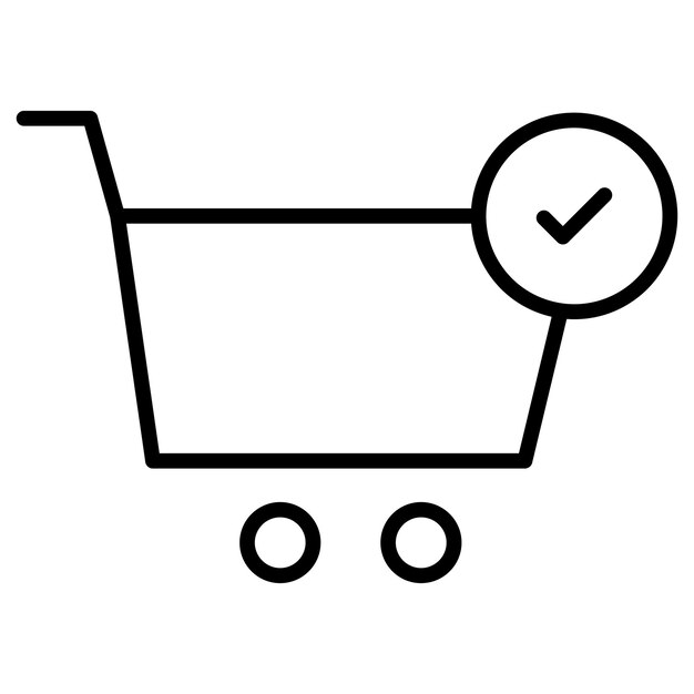 Ilustración vectorial del carrito