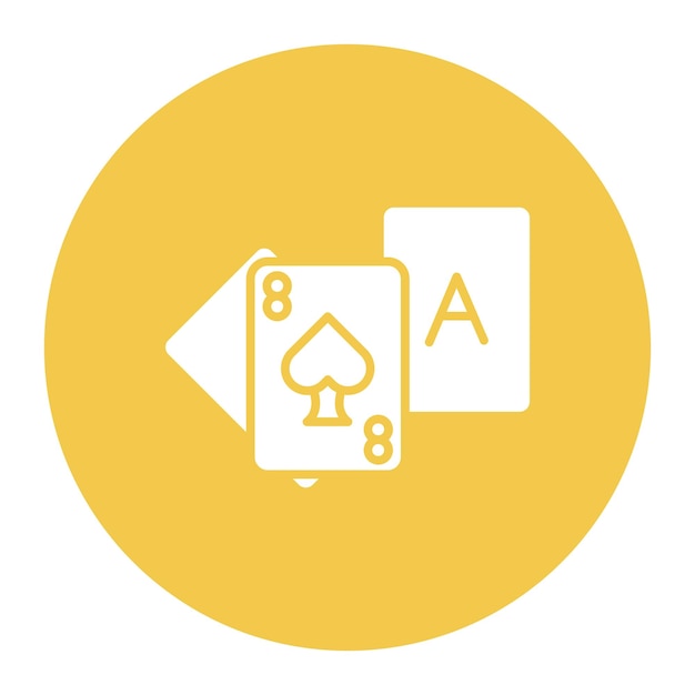 Ilustración vectorial de cartas de juego
