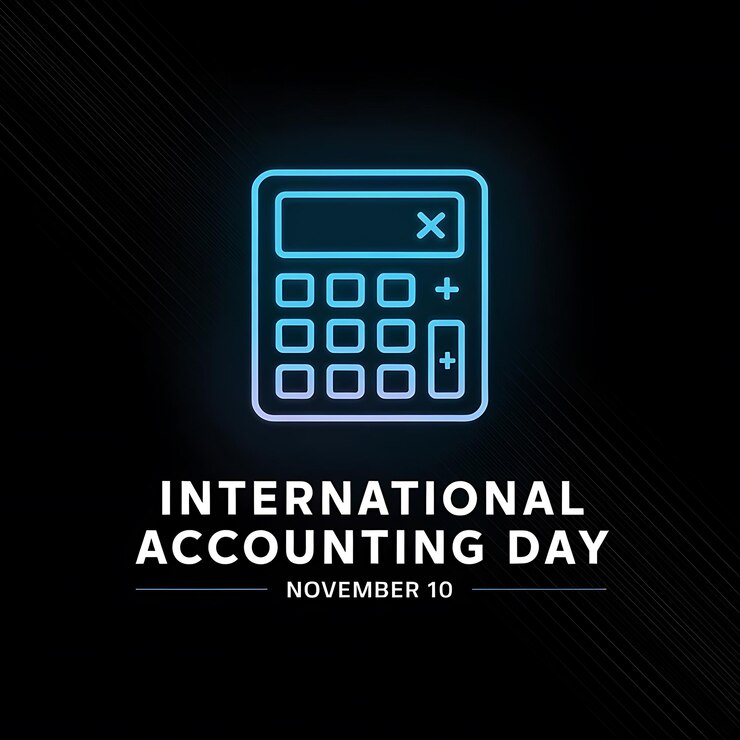 Vector ilustración vectorial del cartel del día internacional de la contabilidad