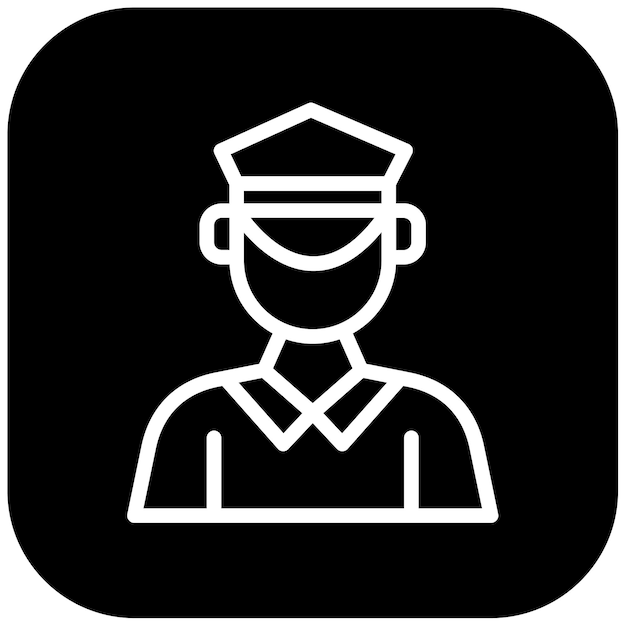 Ilustración vectorial del cartero