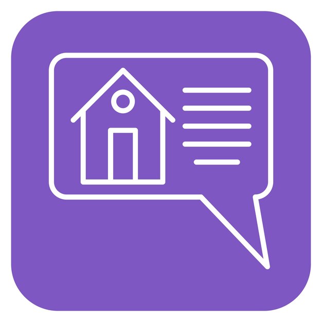 Ilustración vectorial de la casa