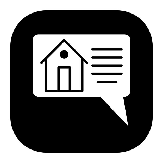 Ilustración vectorial de la casa