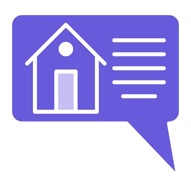 Ilustración vectorial de la casa