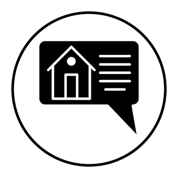 Ilustración vectorial de la casa