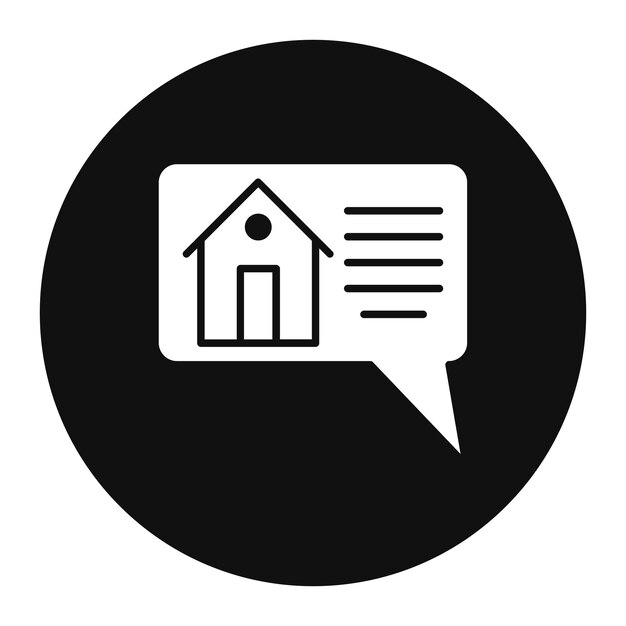 Ilustración vectorial de la casa