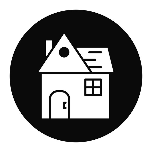 Ilustración vectorial de la casa