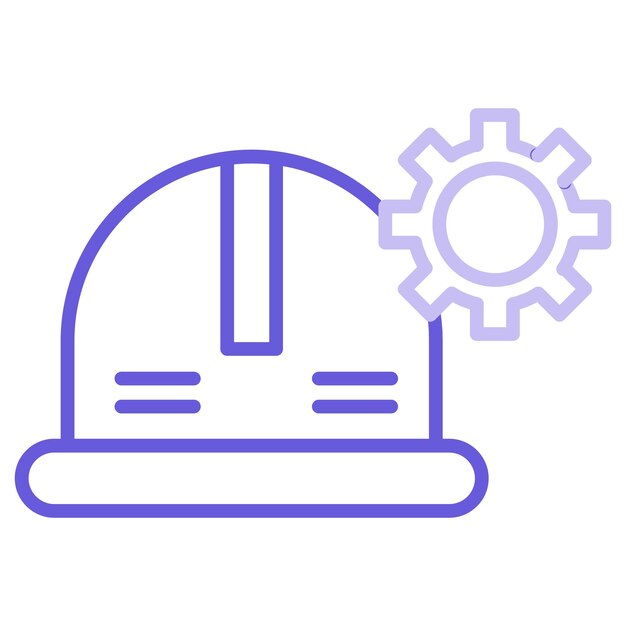 Ilustración vectorial del casco