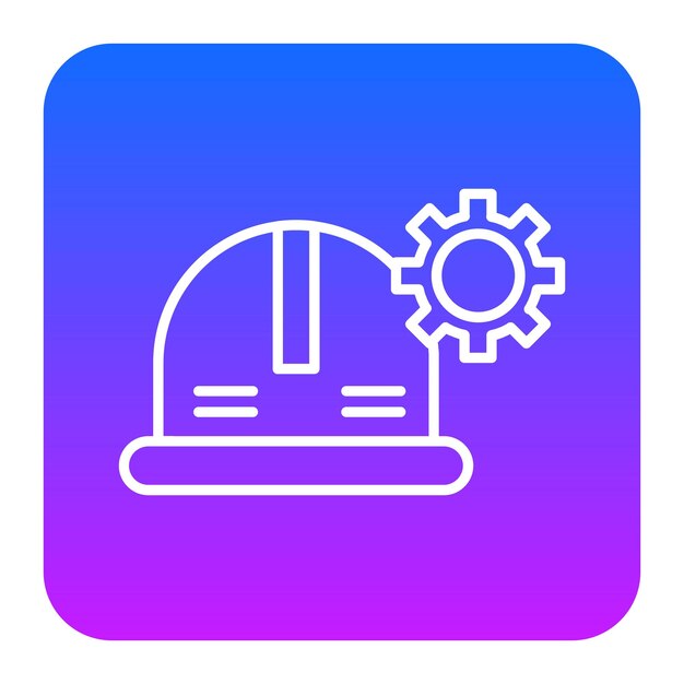 Ilustración vectorial del casco