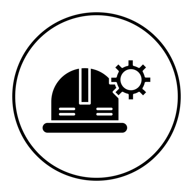 Ilustración vectorial del casco