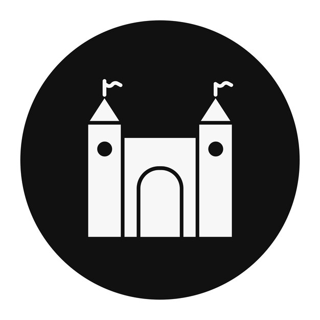 Ilustración vectorial del castillo
