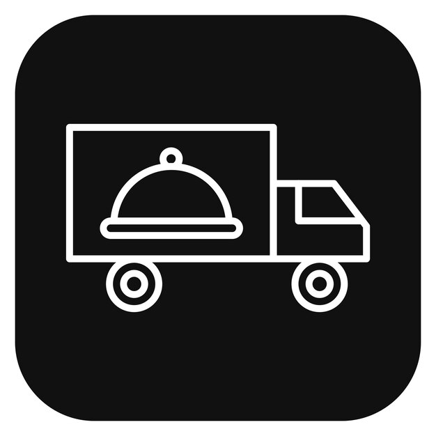 Ilustración vectorial de la catering