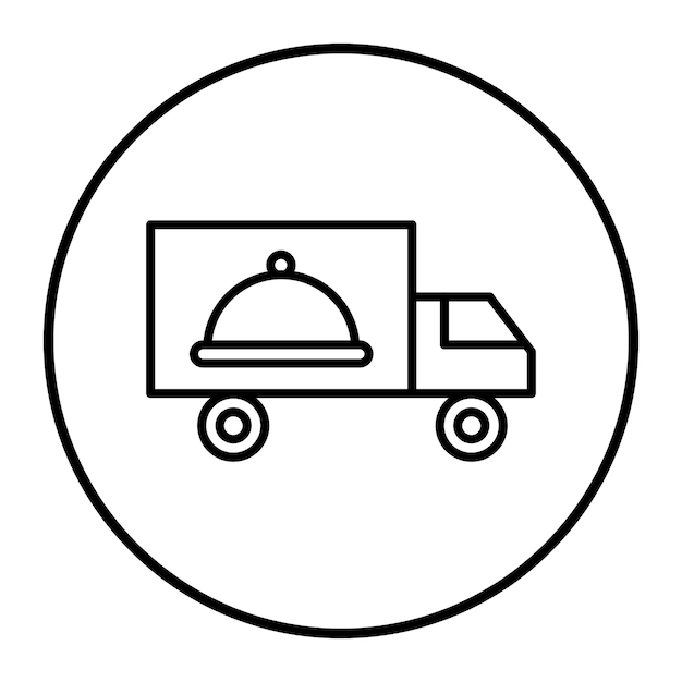 Ilustración vectorial de la catering