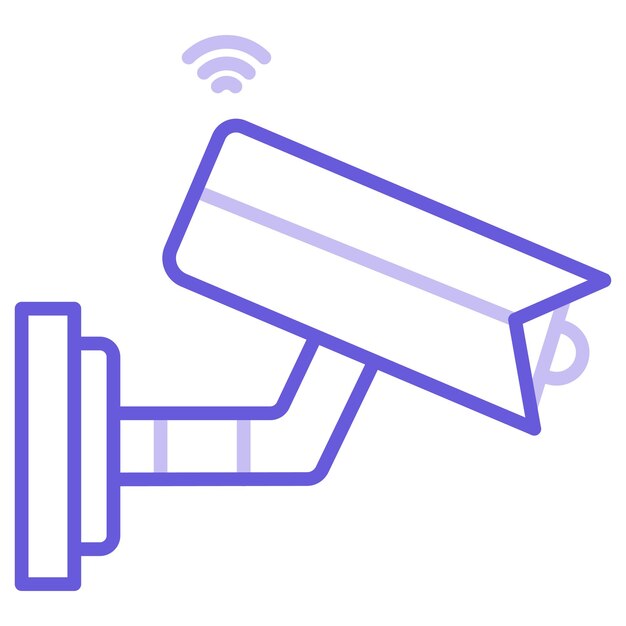 Ilustración vectorial de CCTV