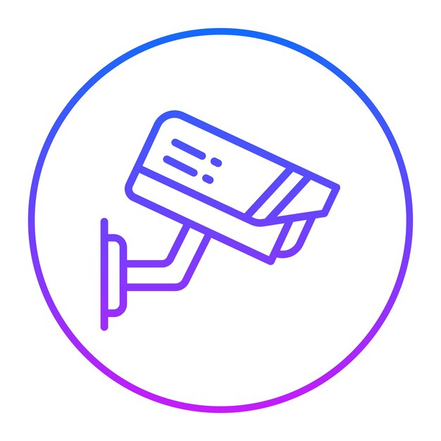 Ilustración vectorial de CCTV