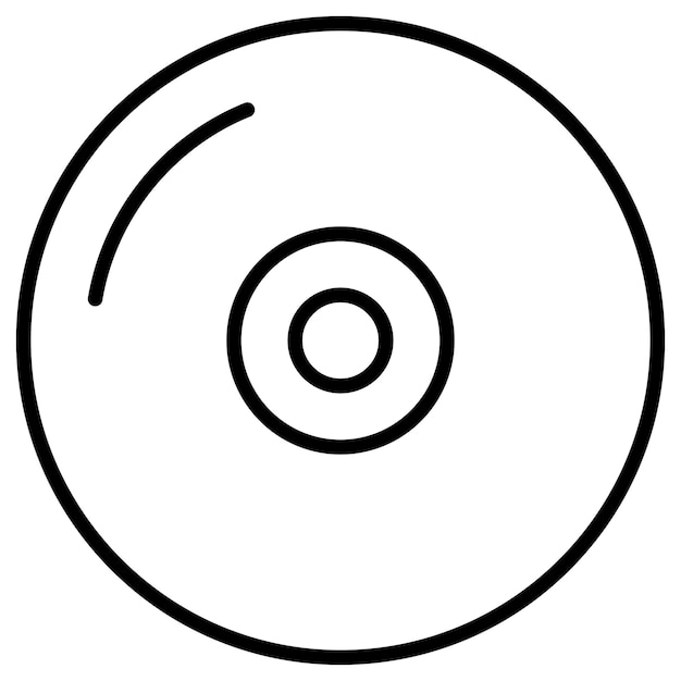 Ilustración vectorial de CD