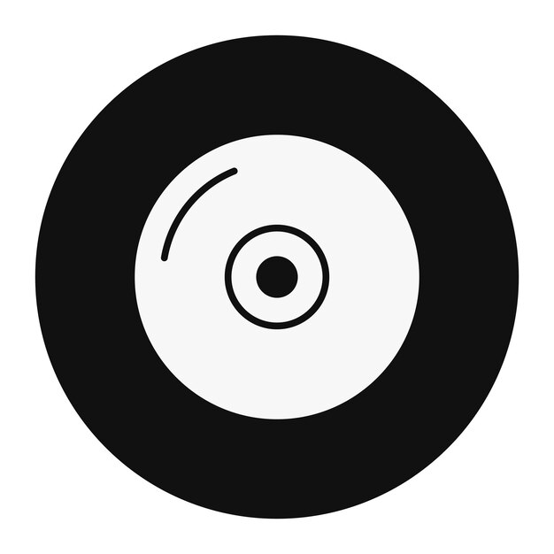 Ilustración vectorial de CD
