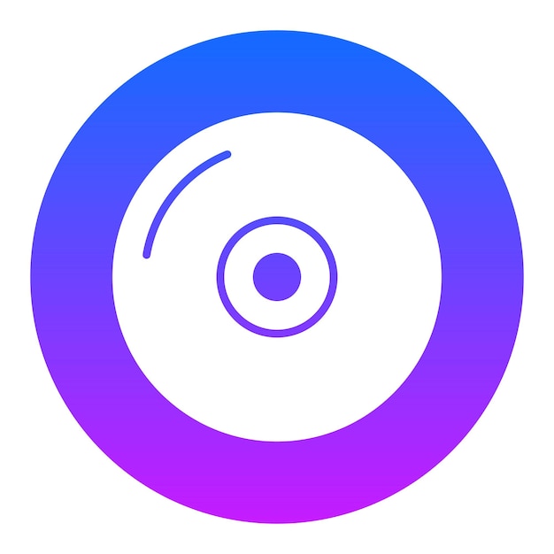Ilustración vectorial de CD