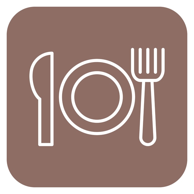Ilustración vectorial de la cena