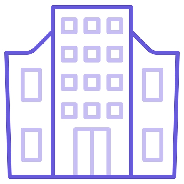 Ilustración vectorial del centro comercial