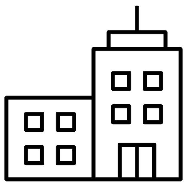 Ilustración vectorial del centro comercial