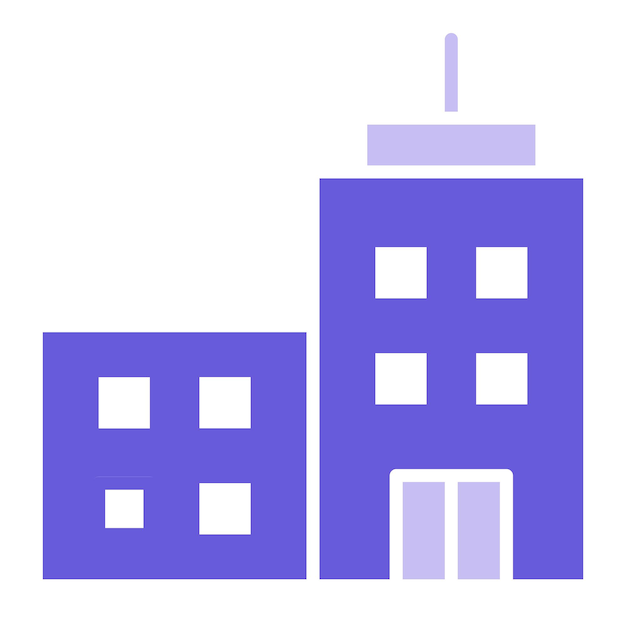 Ilustración vectorial del centro comercial