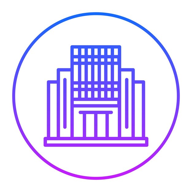 Ilustración vectorial del centro comercial
