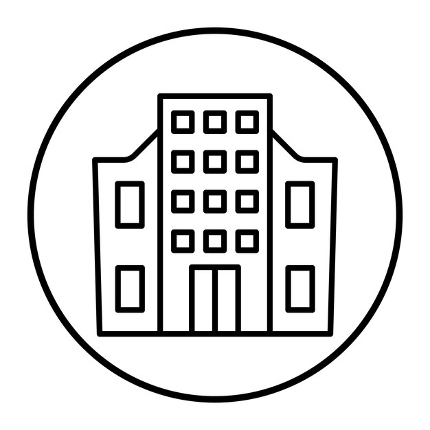 Ilustración vectorial del centro comercial