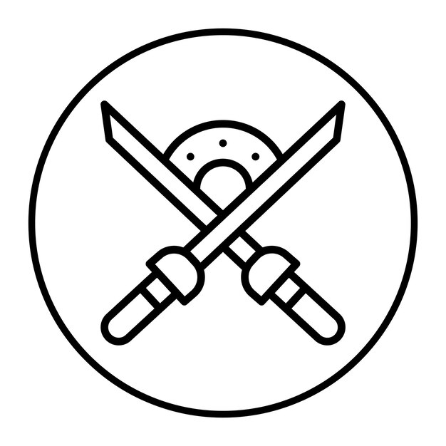 Ilustración vectorial de las cercas