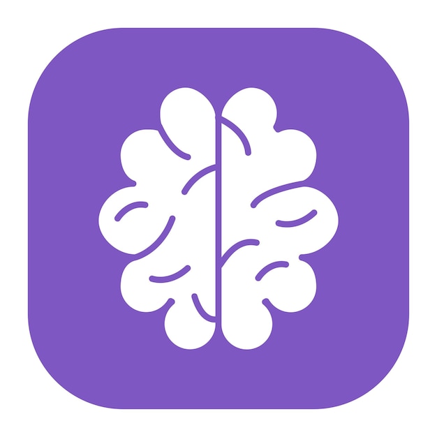 Ilustración vectorial del cerebro