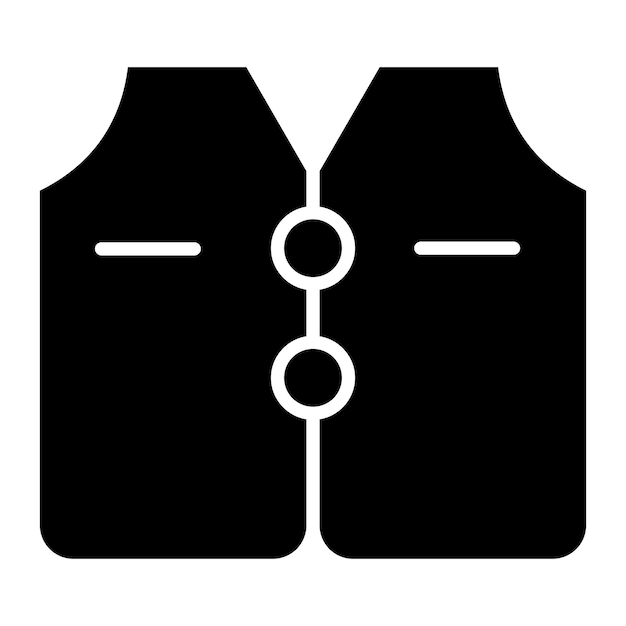 Ilustración vectorial del chaleco