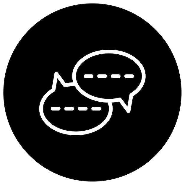 Ilustración vectorial del chat