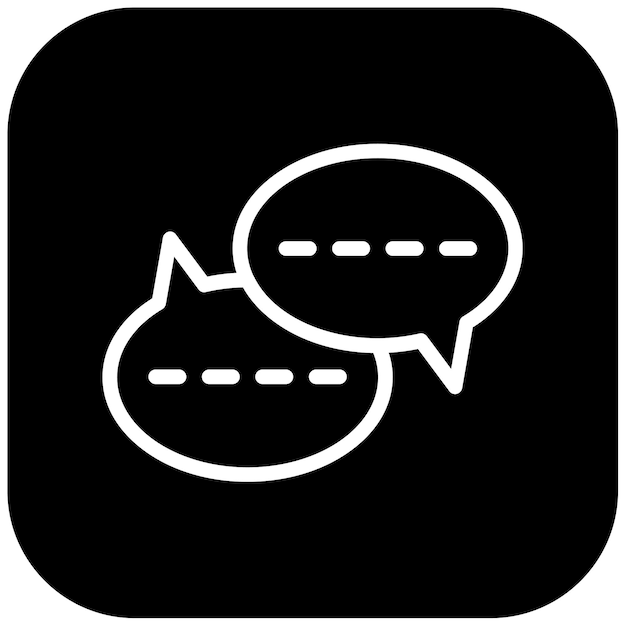 Ilustración vectorial del chat