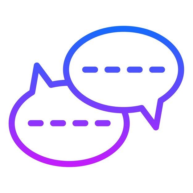 Ilustración vectorial del chat