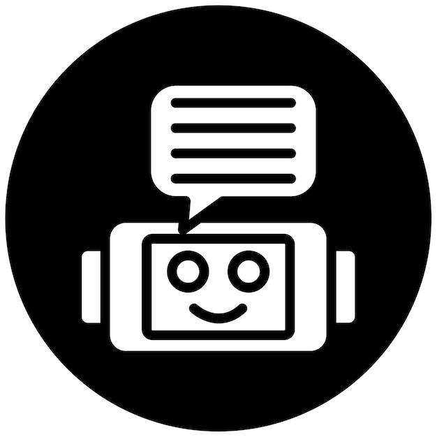 Ilustración vectorial del chatbot