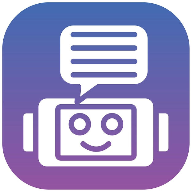 Ilustración vectorial del chatbot