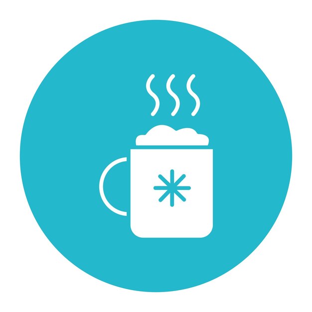 Ilustración vectorial de chocolate caliente