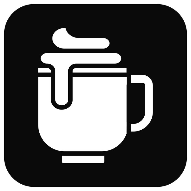 Ilustración vectorial de chocolate caliente