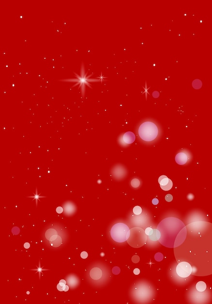 Ilustración vectorial del cielo de copos de nieve de invierno Paisaje del cielo nevado para Navidad y Año Nuevo