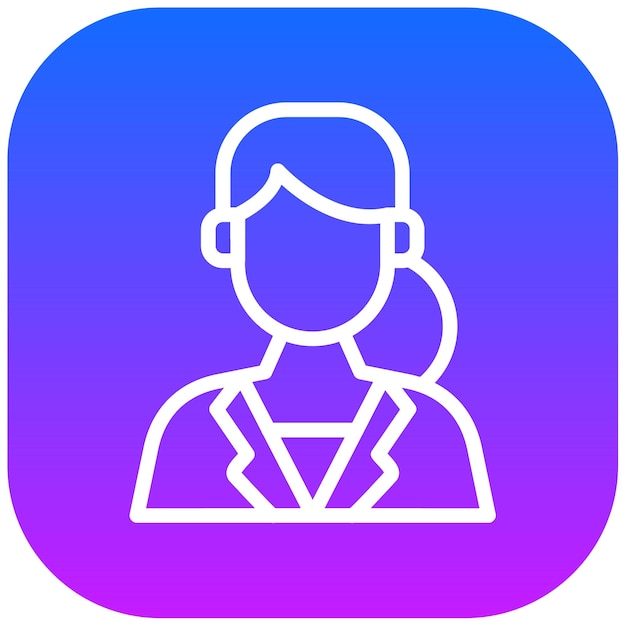Ilustración vectorial de la científica de datos femenina